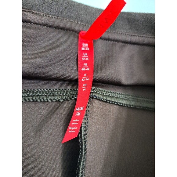 Spanx Faux Suede Size Medium Brown Legging Pants Pull On Stretch - Picture 4 of 9